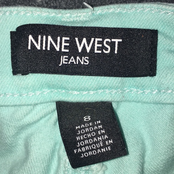 Aqua Blue Skinny Ankle Pants - Picture 2 of 4